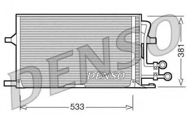 DENSO DCN10003 Конденсатор, кондиционер