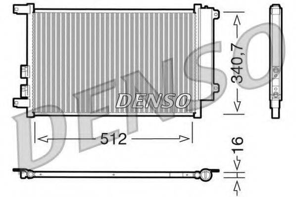 DENSO DCN01010 Конденсатор, кондиционер