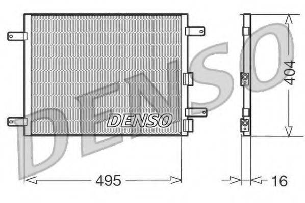 DENSO DCN01023 Конденсатор, кондиционер