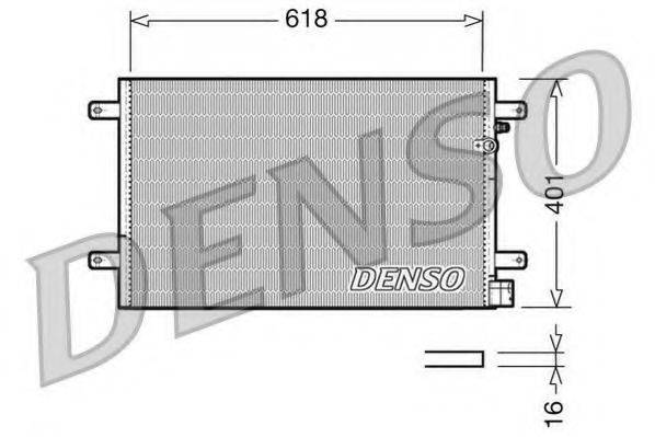 DENSO DCN02006 Конденсатор, кондиционер