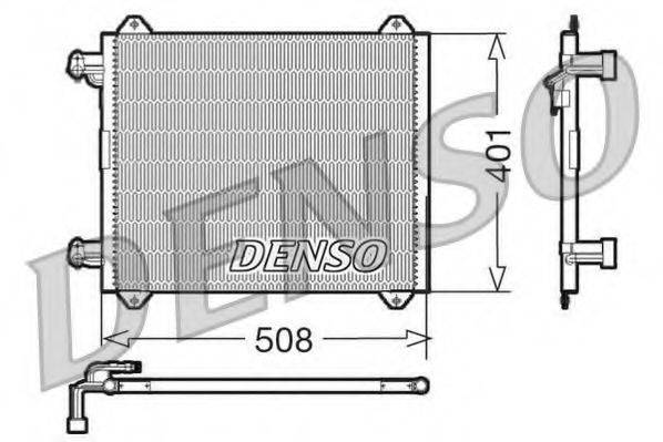 DENSO DCN02009 Конденсатор, кондиционер