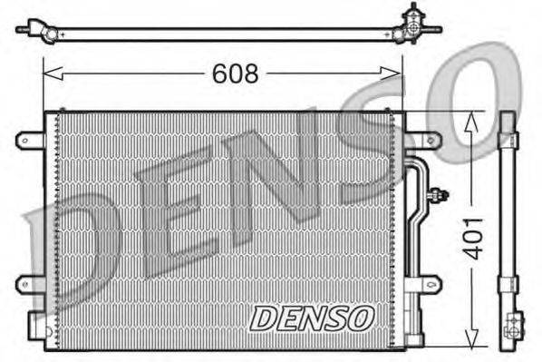 DENSO DCN02012 Конденсатор, кондиционер