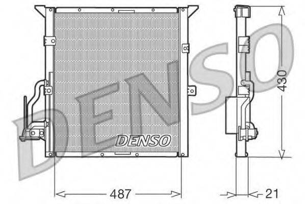 Конденсатор, кондиционер DENSO DCN05002