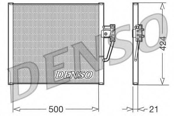 DENSO DCN05005 Конденсатор, кондиционер