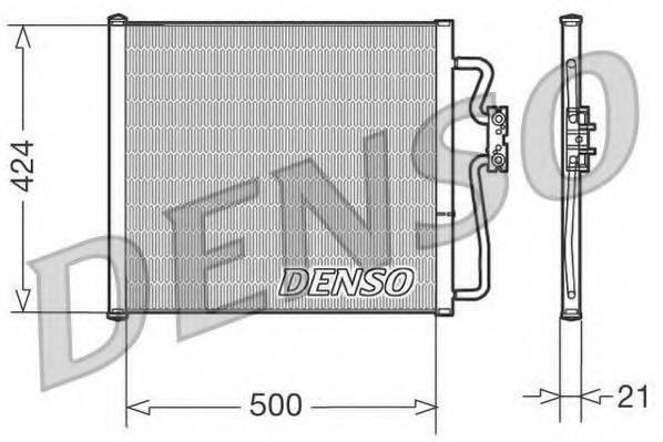DENSO DCN05007 Конденсатор, кондиционер