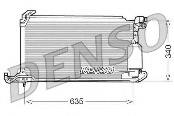 DENSO DCN32009 Конденсатор, кондиционер