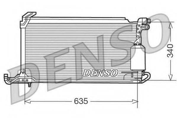 Конденсатор, кондиционер DENSO DCN32010