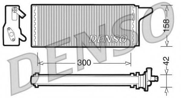 Теплообменник, отопление салона DENSO DRR12001