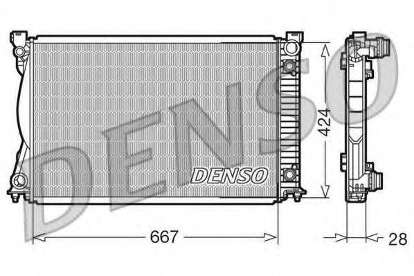DENSO DRM02039 Радиатор, охлаждение двигателя