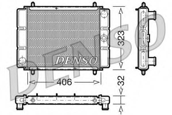 DENSO DRM03001 Радиатор, охлаждение двигателя