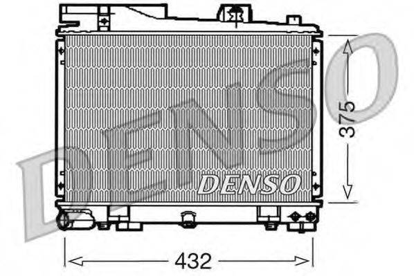 Радиатор, охлаждение двигателя DENSO DRM05034