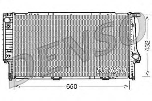 Радиатор, охлаждение двигателя DENSO DRM05062