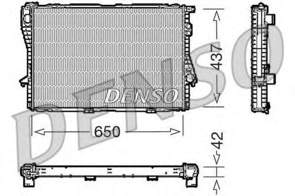 DENSO DRM05068 Радиатор, охлаждение двигателя