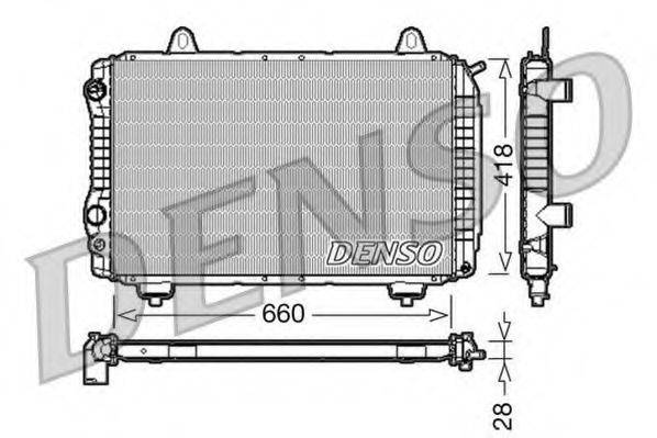 DENSO DRM09071 Радиатор, охлаждение двигателя