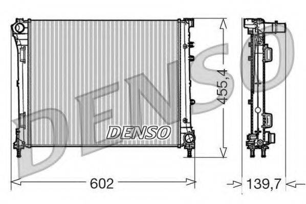 DENSO DRM09162 Радиатор, охлаждение двигателя