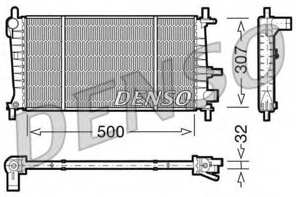 DENSO DRM10041 Радиатор, охлаждение двигателя