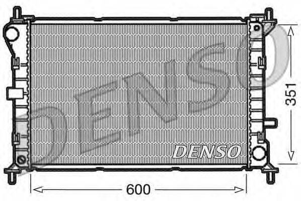 DENSO DRM10051 Радиатор, охлаждение двигателя