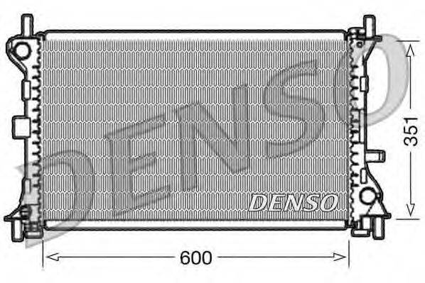 Радиатор, охлаждение двигателя DENSO DRM10052