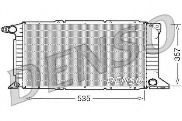 Радиатор, охлаждение двигателя DENSO DRM10101