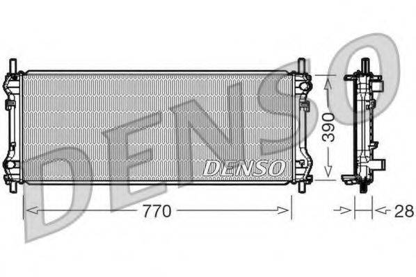 DENSO DRM10103 Радиатор, охлаждение двигателя