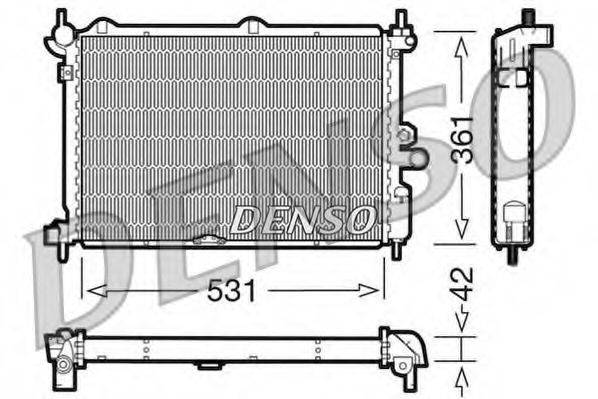 DENSO DRM20014 Радиатор, охлаждение двигателя