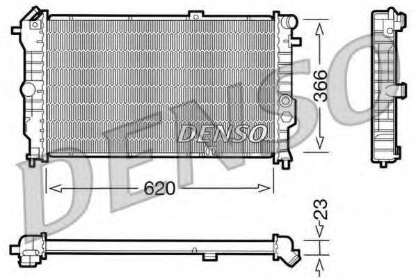 DENSO DRM20020 Радиатор, охлаждение двигателя