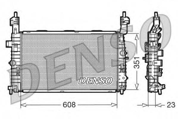 DENSO DRM20093 Радиатор, охлаждение двигателя