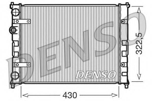 Радиатор, охлаждение двигателя DENSO DRM26007