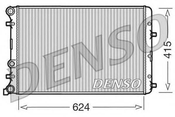 Радиатор, охлаждение двигателя DENSO DRM27003