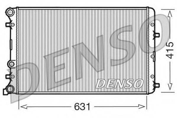Радиатор, охлаждение двигателя DENSO DRM27004