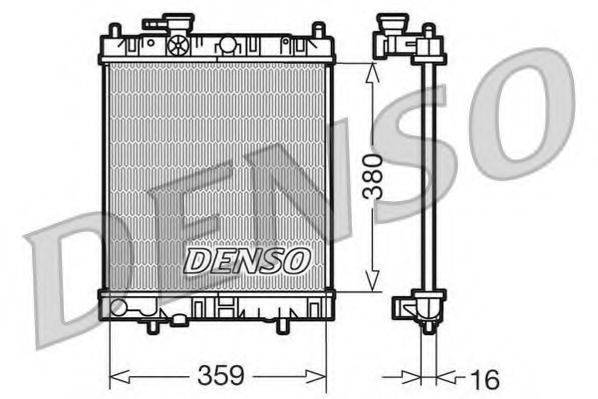 DENSO DRM46001 Радиатор, охлаждение двигателя