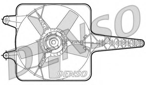 Вентилятор, охлаждение двигателя DENSO DER09071