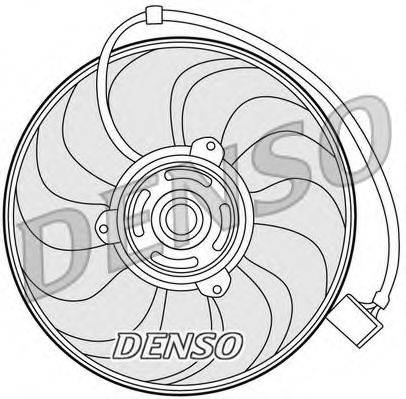 DENSO DER27001 Вентилятор, охлаждение двигателя