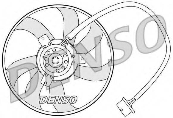 Вентилятор, охлаждение двигателя DENSO DER32003