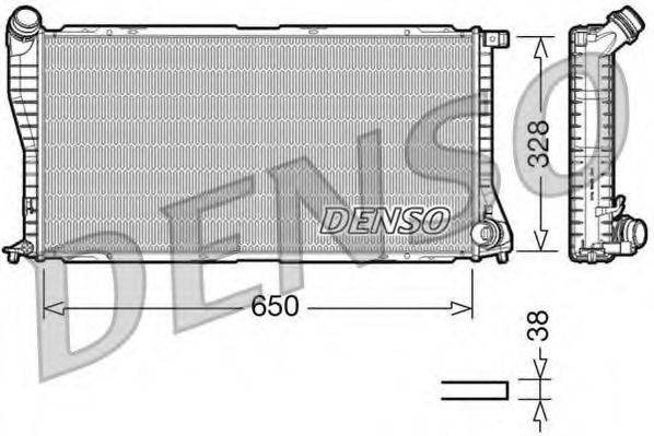 Радиатор, охлаждение двигателя DENSO DRM05002