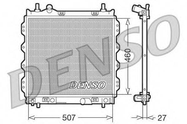 Радиатор, охлаждение двигателя DENSO DRM06005