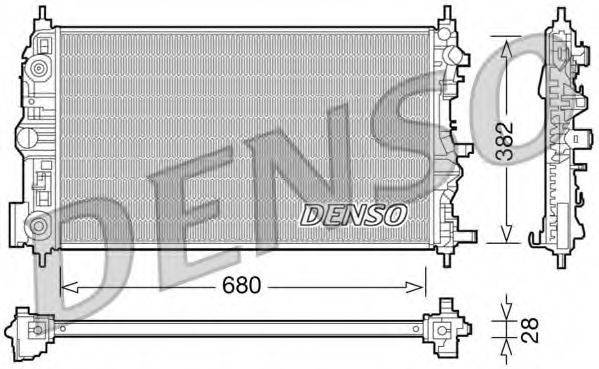 DENSO DRM15006 Радиатор, охлаждение двигателя