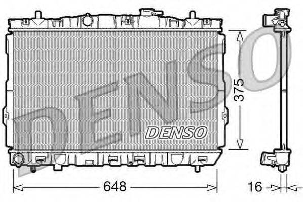 DENSO DRM41001 Радиатор, охлаждение двигателя