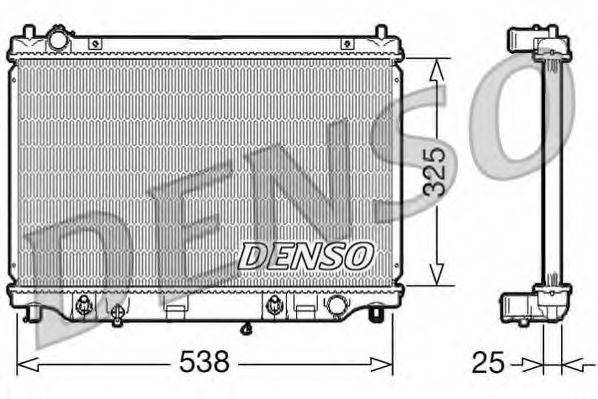 DENSO DRM44014 Радиатор, охлаждение двигателя