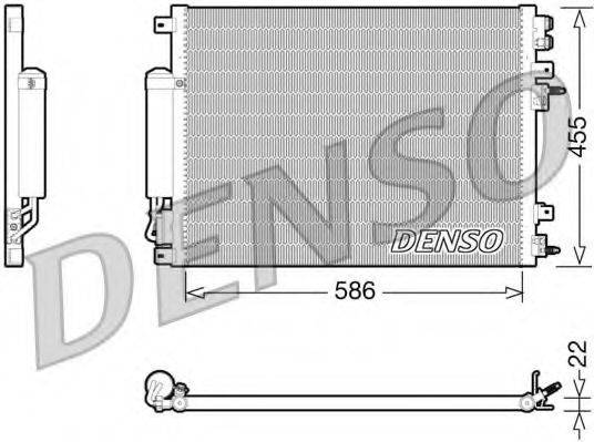 DENSO DCN06001 Конденсатор, кондиционер