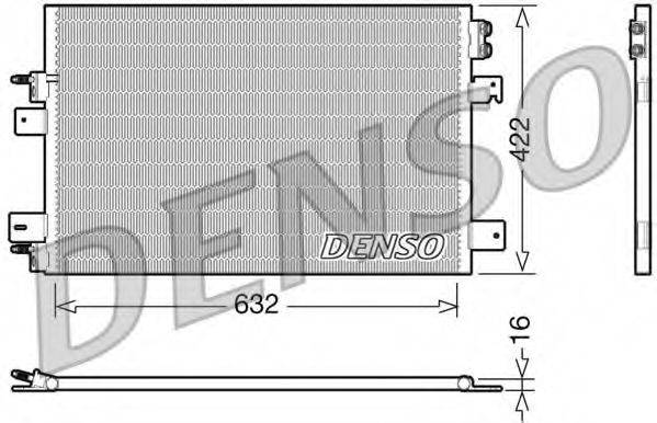 DENSO DCN06007 Конденсатор, кондиционер