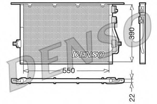 DENSO DCN10014 Конденсатор, кондиционер