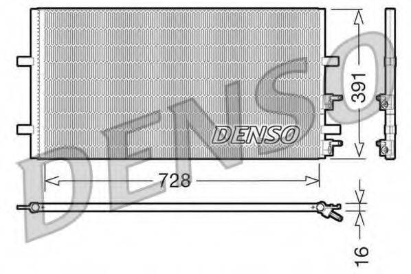 DENSO DCN10017 Конденсатор, кондиционер