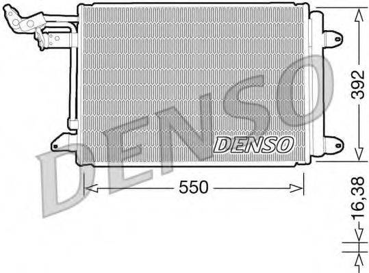 DENSO DCN32002 Конденсатор, кондиционер