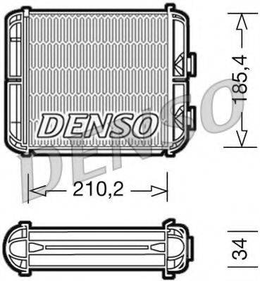 Теплообменник, отопление салона DENSO DRR20003