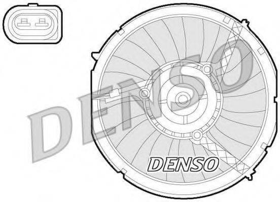 DENSO DER02003 Вентилятор, охлаждение двигателя