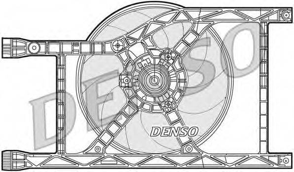 Вентилятор, охлаждение двигателя DENSO DER09045