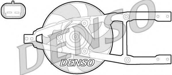 Вентилятор, охлаждение двигателя DENSO DER09055