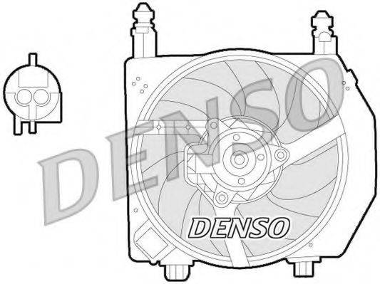Вентилятор, охлаждение двигателя DENSO DER10006