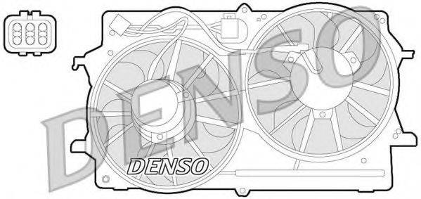 DENSO DER10007 Вентилятор, охлаждение двигателя